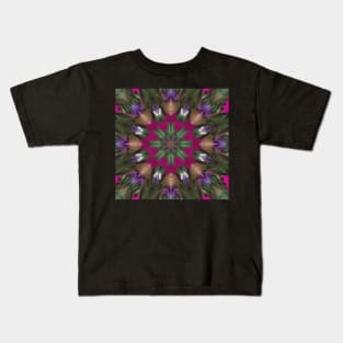 Unique Flower Kaleidoscope Kids T-Shirt